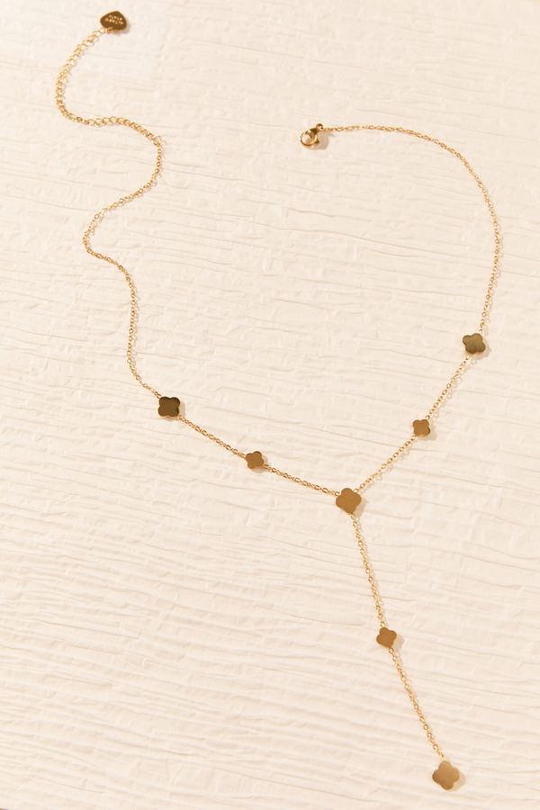 Lucky Charm Drop Necklace Detail 2 - Altar'd State