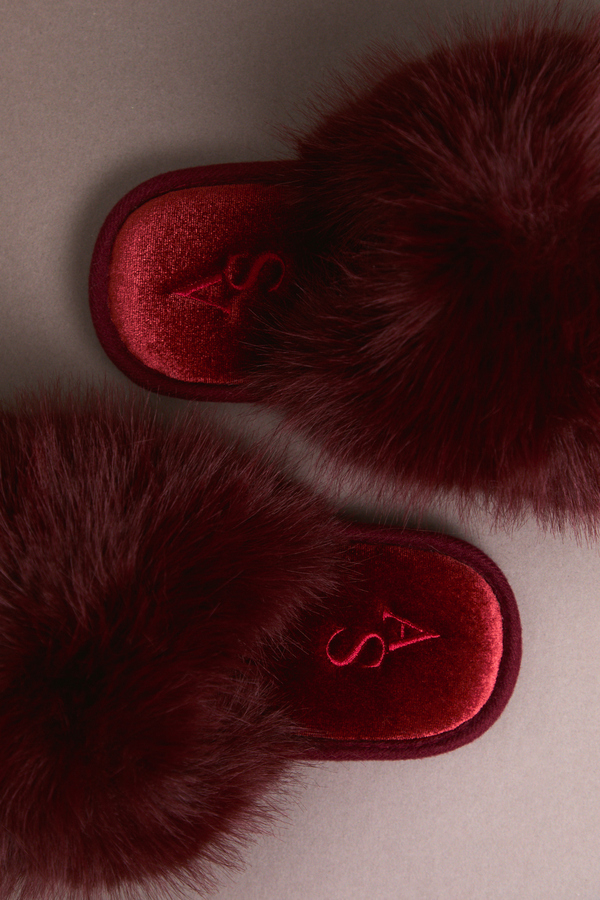 Caribou Fur Slipper Detail 2 - Altar'd State