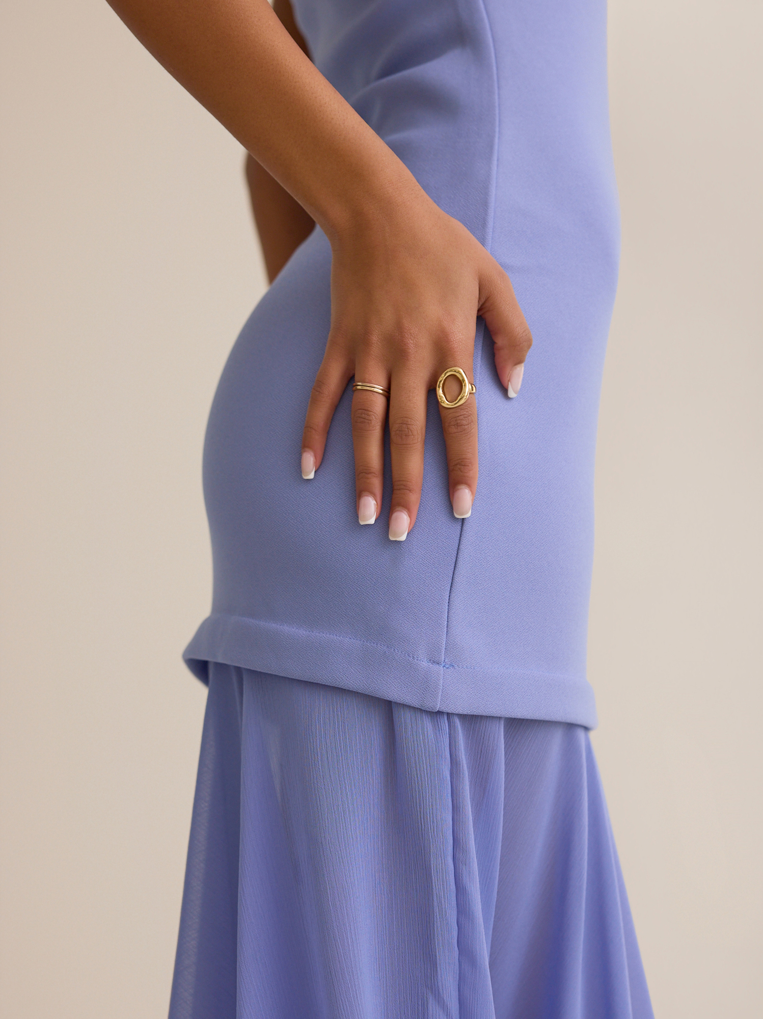 strapless open back dress Noémie white cut-out pleated mini dress
