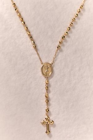 Beaded Y Neck Cross Necklace - Altar'd State - 