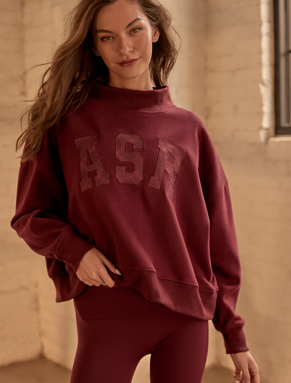 AS Revival Mockneck Pullover Detail 1 - Altar'd State
