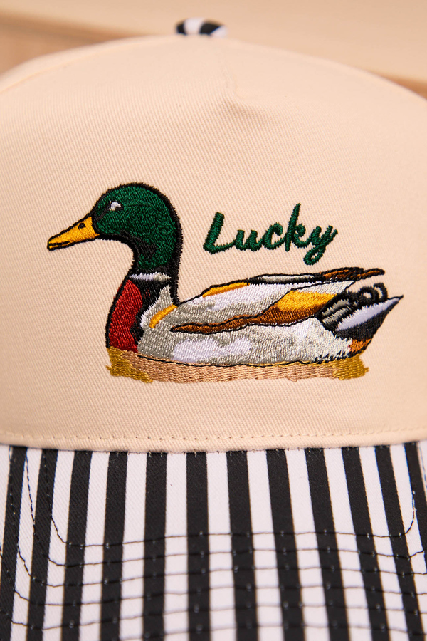 Lucky Duck Trucker Hat Detail 2 - Altar'd State