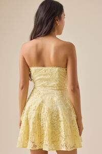 Karry Strapless Floral Dress Detail 4 - Altar'd State