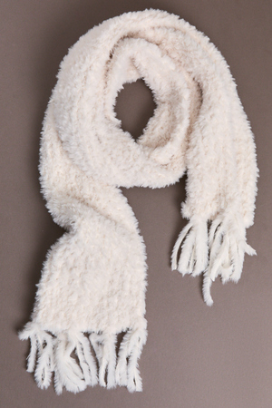 Midnight Trim Fuzzy Scarf - Altar'd State - 