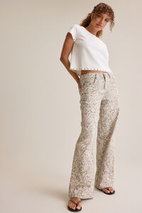 Shayleigh Leopard Barrel Pant - Altar'd State