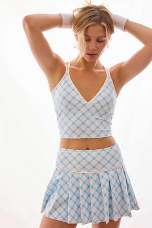 Backspin Plaid Active Skort - Altar'd State