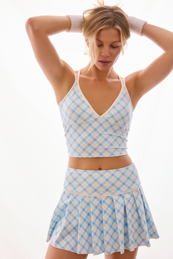 Backspin Plaid Active Skort - Altar'd State