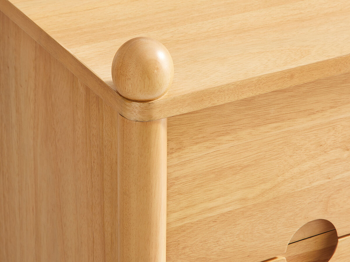 Mariposa Narrow Wood Nightstand Detail 5 - Altar'd State