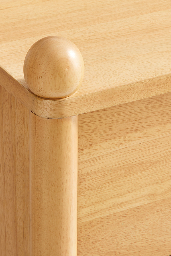 Mariposa Narrow Wood Nightstand Detail 5 - Altar'd State
