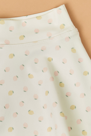 Lemons Printed Flouncy Skort - Altar'd State - 