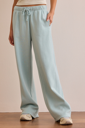 Varsity Wide Leg Sweat Pant - Altar'd State - 
