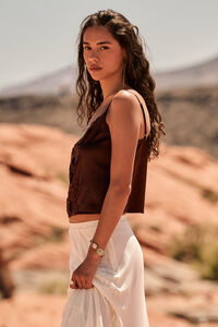 Rory Lace Tank Top Detail 3 - Altar'd State