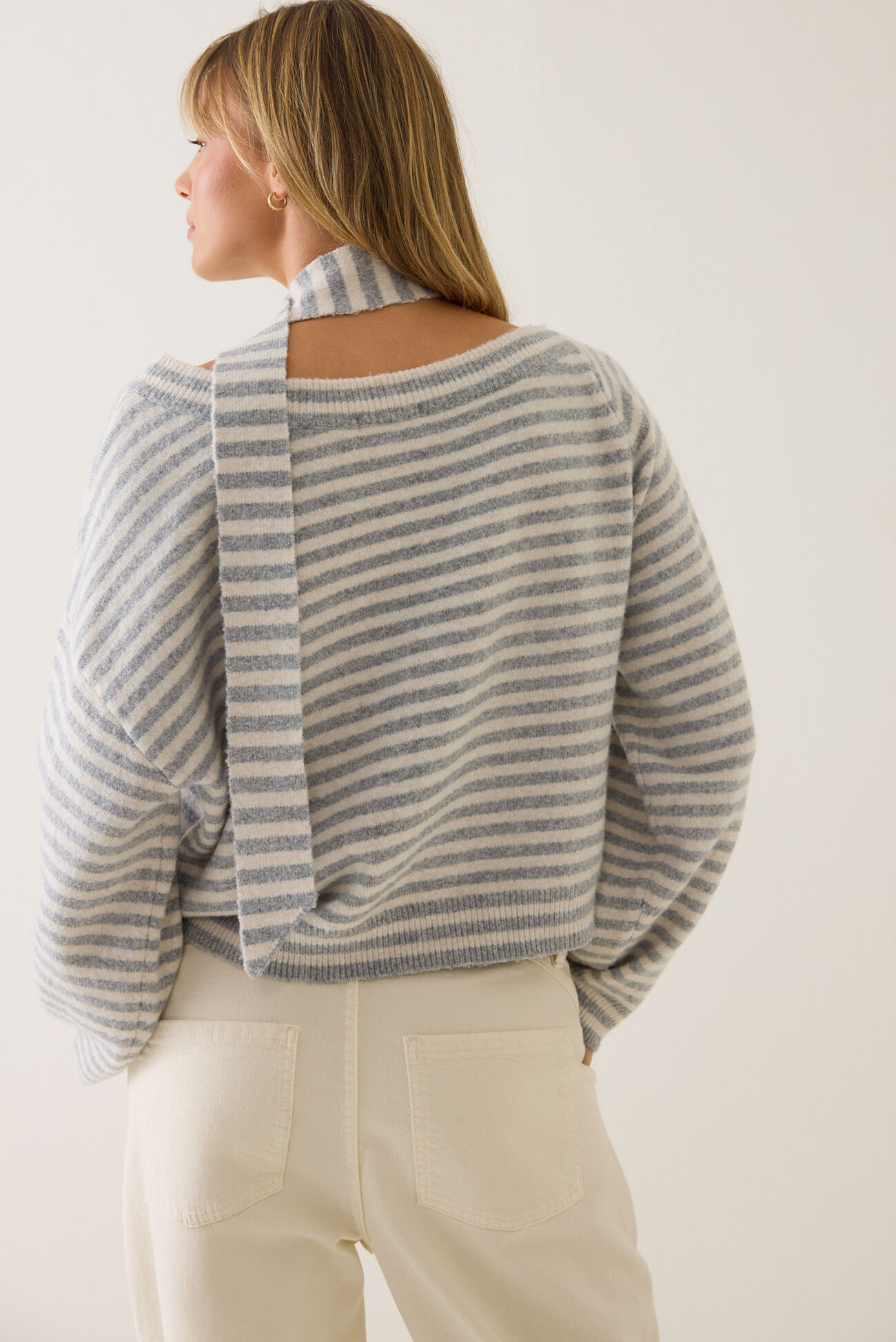 Monroe Scarf Sweater