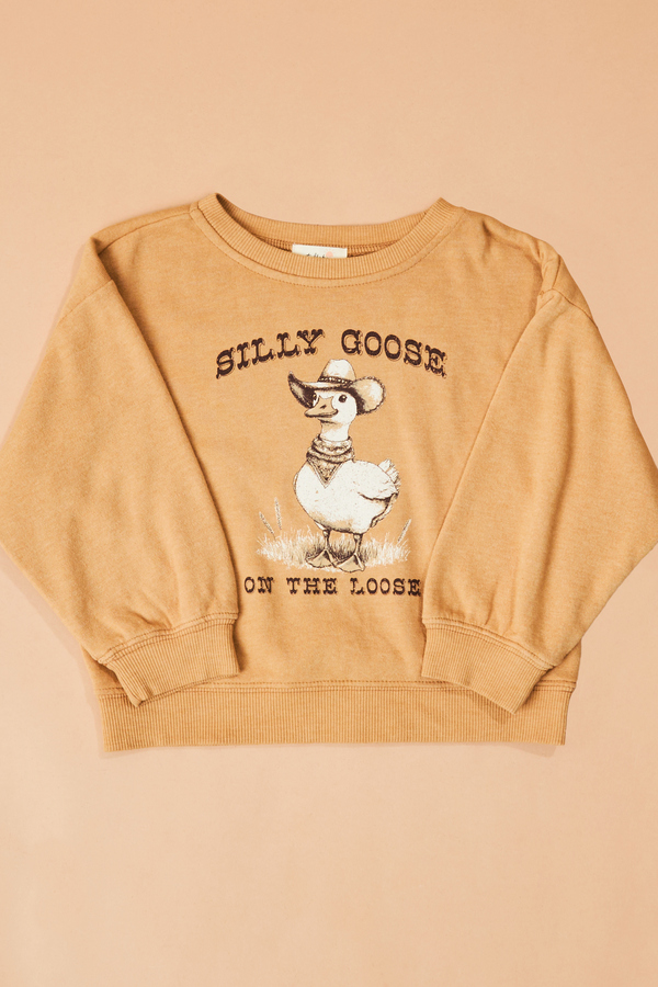 Silly Goose on the Loose Graphic Sweatshirt Detail 2 - Altar'd State