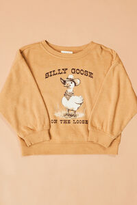 Silly Goose on the Loose Graphic Sweatshirt Detail 2 - Altar'd State