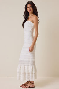 Rayne Strapless Midi Dress Detail 4 - Altar'd State
