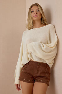 Marlo Dolman Sleeve Pullover Sweater Detail 3 - Altar'd State