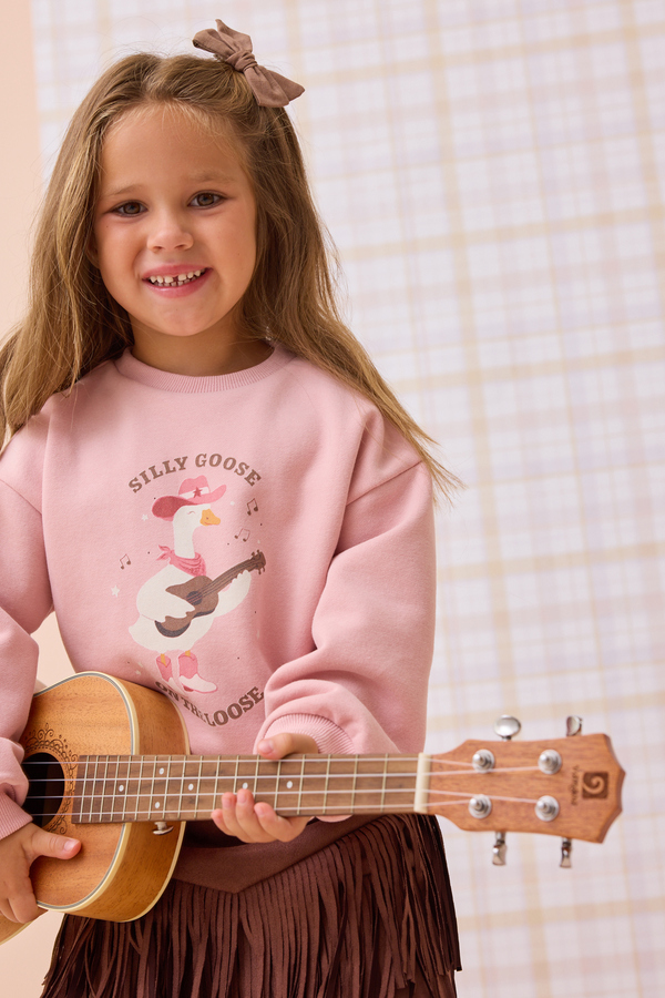On the Loose Toddler Sweatshirt Detail 2 - Altar'd State