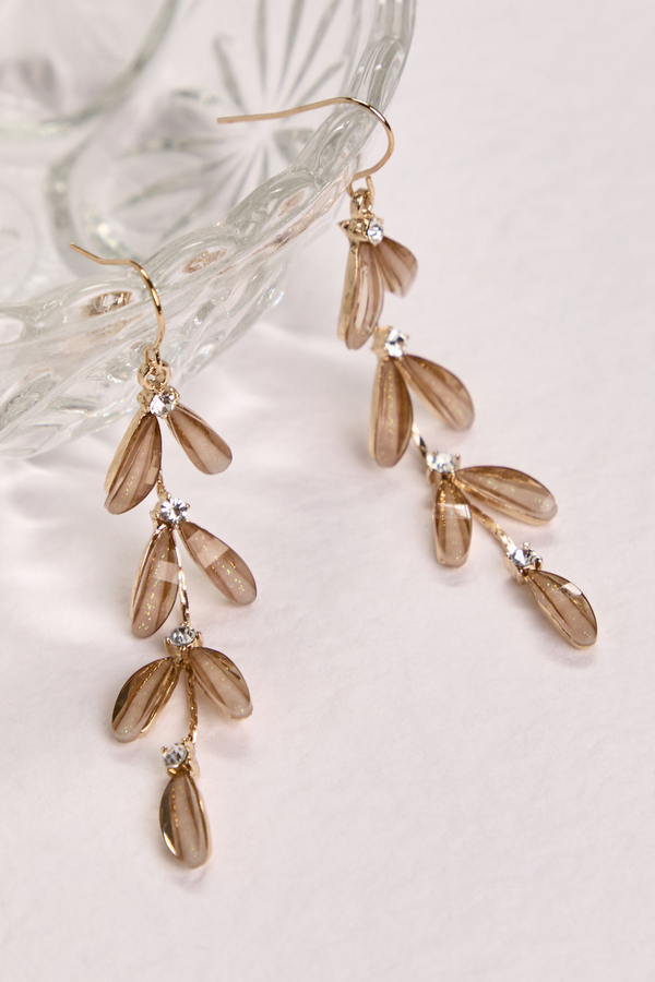 Leafy Dangle Earrings Detail 2 - Altar'd State
