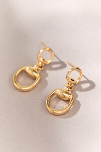 18K Gold Horsebit Earrings - Altar'd State