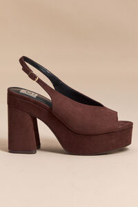 Wildan Suede Open Toe Heels Detail 3 - Altar'd State