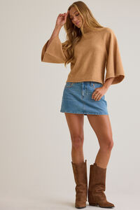 Kiana Cape Pullover Sweater - Altar'd State