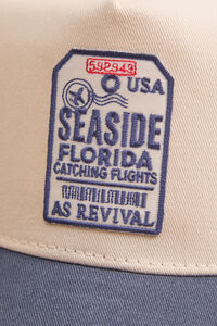 Seaside Patchwork Trucker Hat Detail 2 - Altar'd State