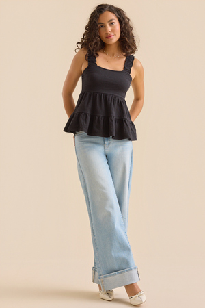 Shelby Tiered Babydoll Tank - Altar'd State - 
