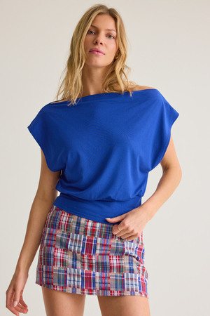 Senna Asymmetrical Neck Top - Altar'd State