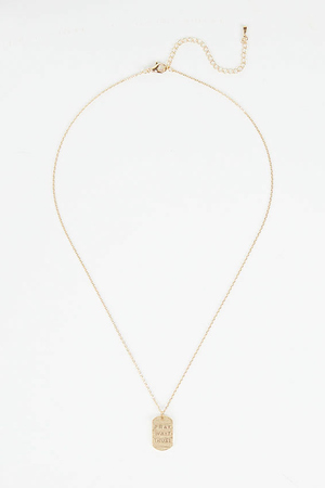 Pray Wait Trust Necklace - Altar'd State - 