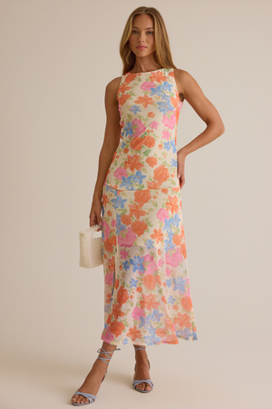 Mayra Mesh Maxi Dress - Altar'd State - 
