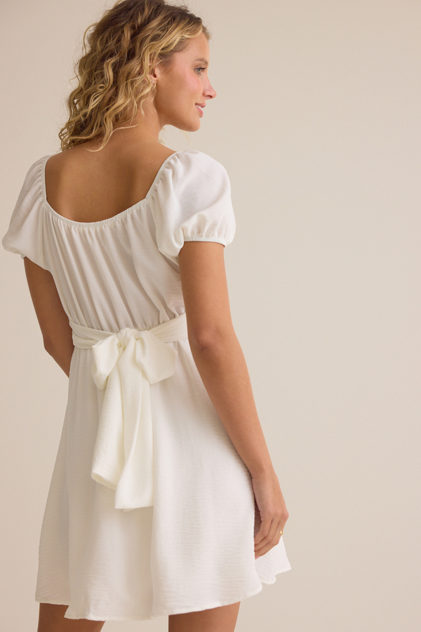 Delilah Crossover Mini Dress Detail 3 - Altar'd State