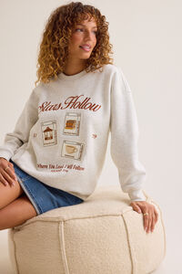 Stars Hollow Postcard Crew Sweatshirt - Altar'd State