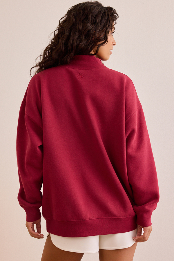 Believe Mock Neck Pullover Detail 5 - Altar'd State