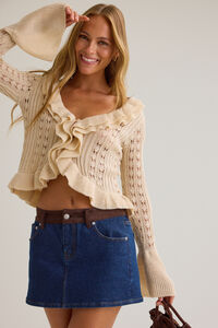 Midge Ruffle Kimono Detail 2 - Altar'd State
