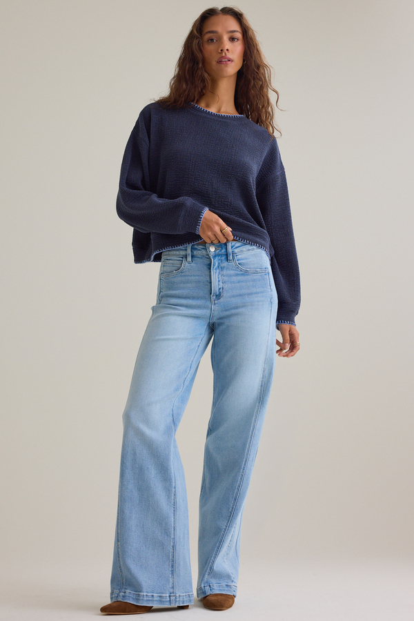 Reanna Ribbed Knit Top Detail 2 - Altar'd State