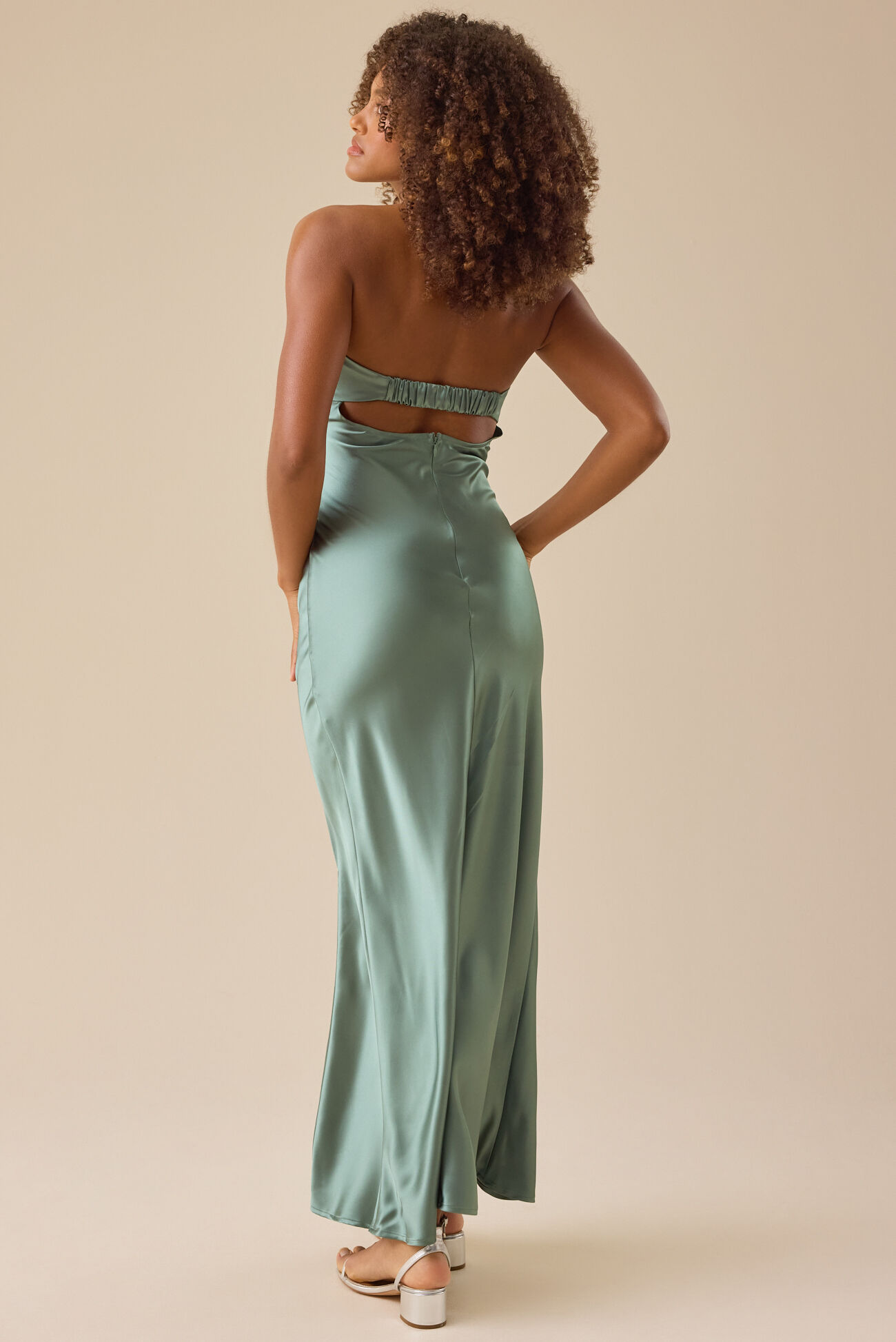 knee length dresses for ladies Tianna Strapless Maxi Dress