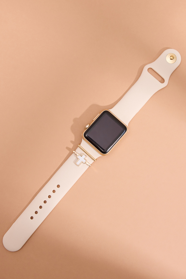 Cross Charm Smart Watch Band Detail 3 - Altar'd State