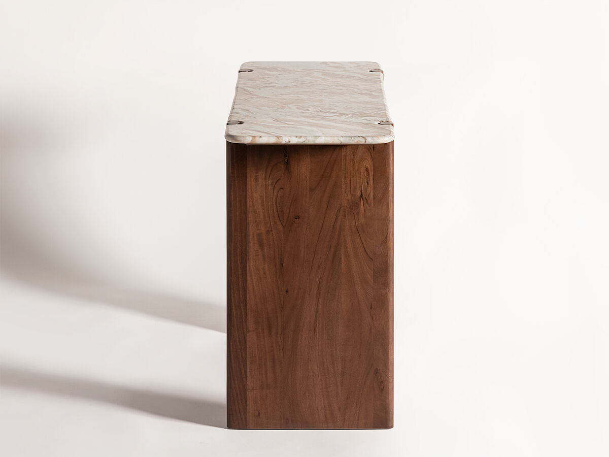 Moss Wood Console/Desk Detail 4 - Altar'd State