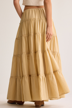 Liv Tiered Maxi Skirt - Altar'd State - 