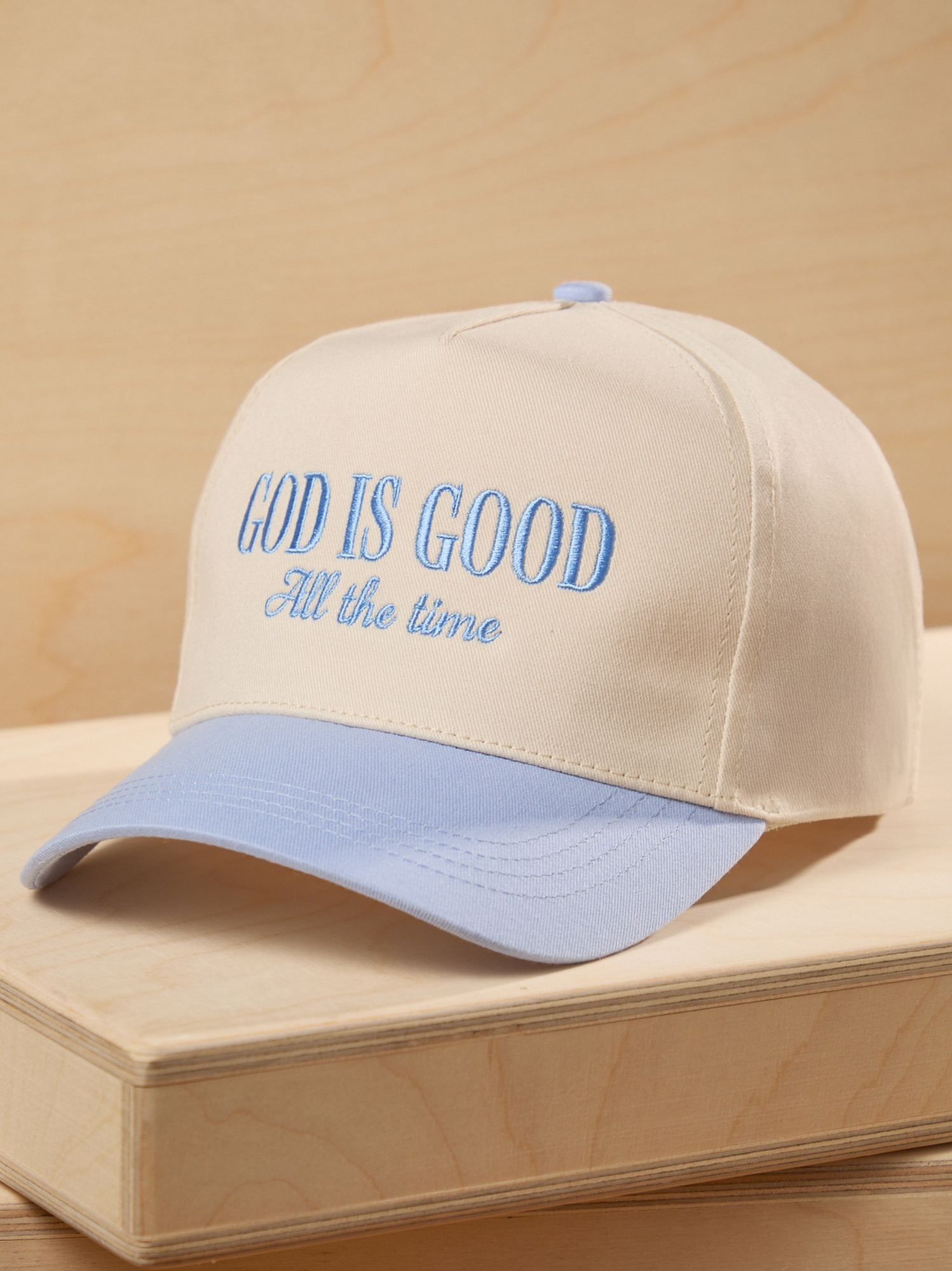God Is Good All The Time Hat God is Good All the Time Hat. Jesus Baseball Cap. Christian  main image 3