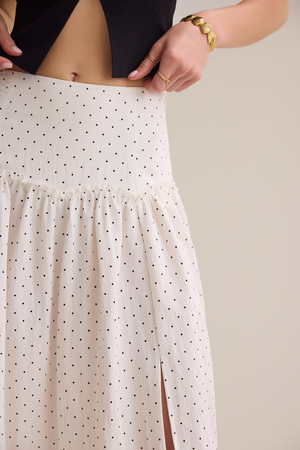 Frances Polka Dot Midi Skirt - Altar'd State - 