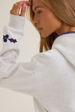 Merry Embroidered Sweatshirt - Altar'd State - 