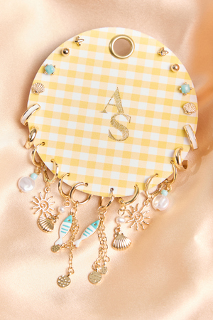 Gingham Summer Earring Set - Altar'd State - 