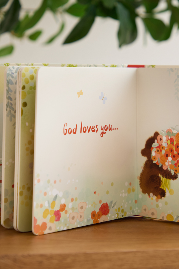 God Loves You Bear Book Detail 3 - Altar'd State