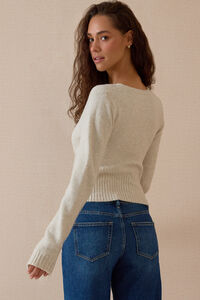 Ciela Wrap Button Side Sweater Detail 6 - Altar'd State