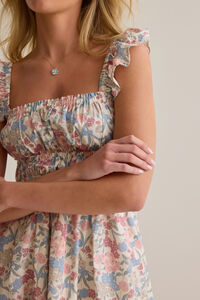 Evie Floral Mama Dress Detail 3 - Altar'd State
