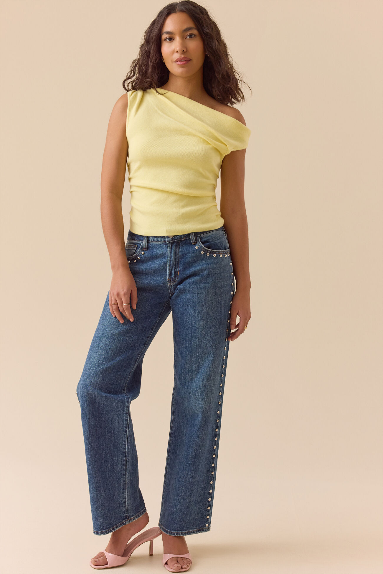 Madelyn One Shoulder Tank