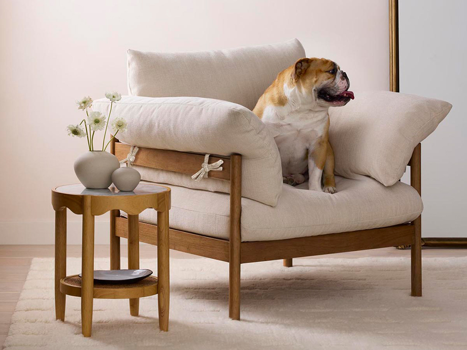 Stella Wood & Upholstered Chair - Altar'd State