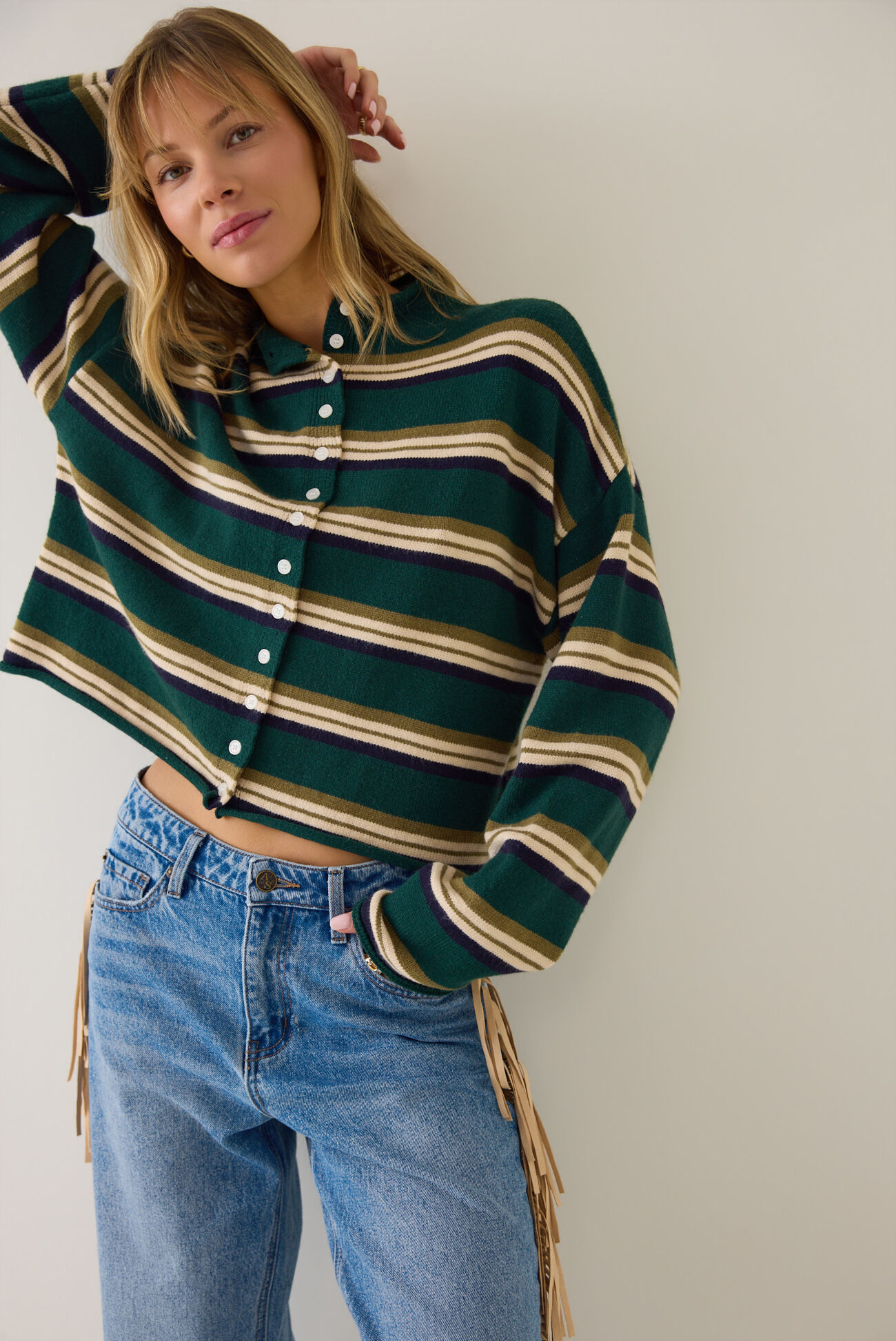 Emi Stripe Cardigan